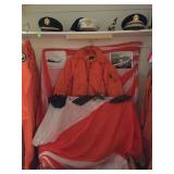 flight jumpsuits, jacket, parachute