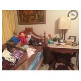 Twin bed and ladies accessories