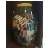 Large jug of matches