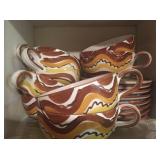 Vintage mugs and saucers