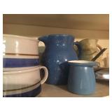 Blue pitcher