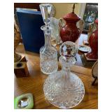 Assortment of Crystal Decanters