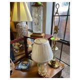 Assortment of Crystal Lamps