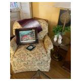 Fabric Stuffed Arm Chair