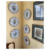 Floral Porcelain Plates