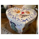 Heart Shaped cookie jar