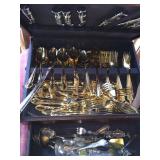 Gold-plated silverware