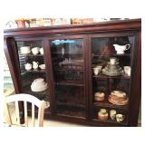 Mahogany Large Antique China Hutch