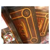 Antique inlaid stackable tables