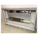 Antique Mirrored Coat Rack
