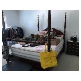 American Craftsman by Stanley, mahogany queen bed, mathcing nightstands