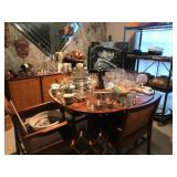 Mid-Century Dining Table and Buffet, Founders, Walnut, made in North Carolina