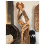 Don Quixote Wood Sculpture made in Mexico 