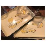 Vintage stackable Trays
