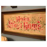 Home Sweet Home Framed Enbroidery