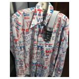 Vintage Vote Shirt and Vote Patent Leather Belt