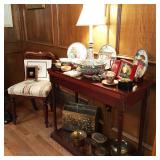Asian and brass decoratives