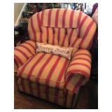 Matching Pair of overstuffed arm chairs