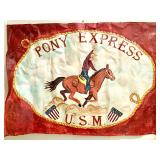 Large Painted Western Canvas - Pony Express USM 