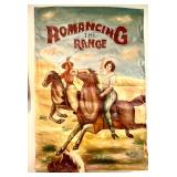 Large Painted Western Canvas - Romancing the Range