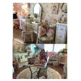 Soft White Furniture and lots of Little Girl things