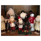 Large Santa Collection, big and small