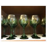 Green Vintage Libby Stemware