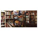 52 linear feet of books