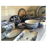 Blue & white dishes