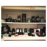 Collection of cameras, attachments and supplies