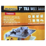 Wet tile saw