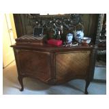 Burl wood chest