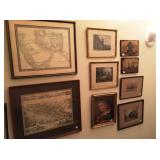 Assorted art work; originals and prints