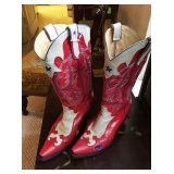 Ladies leather "SMU" boots