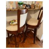 4 matching Swivel Bar Stools  