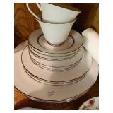 Oxford Bone China, White Echo, made in USA  
