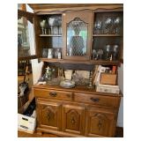 Vintage China Maple Hutch  