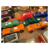 Vintage handmade race cars  