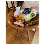Vintage Wooden Salad Bowl  