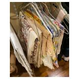 Assortment of Tablecloths, placemats, napkins  