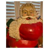 Large Plastic Santa  