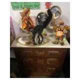 Antitque Wash Stand with white Marble Top 