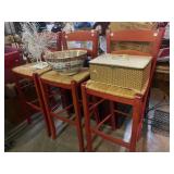 Bar Stools with Rush Seats