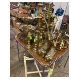 Brass Candle Sticks and Decoratives