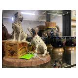 Budweiser Dog Figurines 