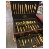 Goldtone Flatware