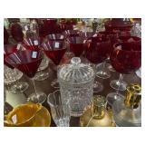 Ruby Red Stemware 