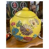 Vintage Yellow Cookie Jar