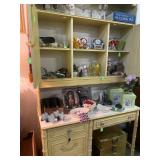 Vinatge Faux Desk and Bookcase
