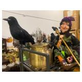 What are these two crows up to ? 